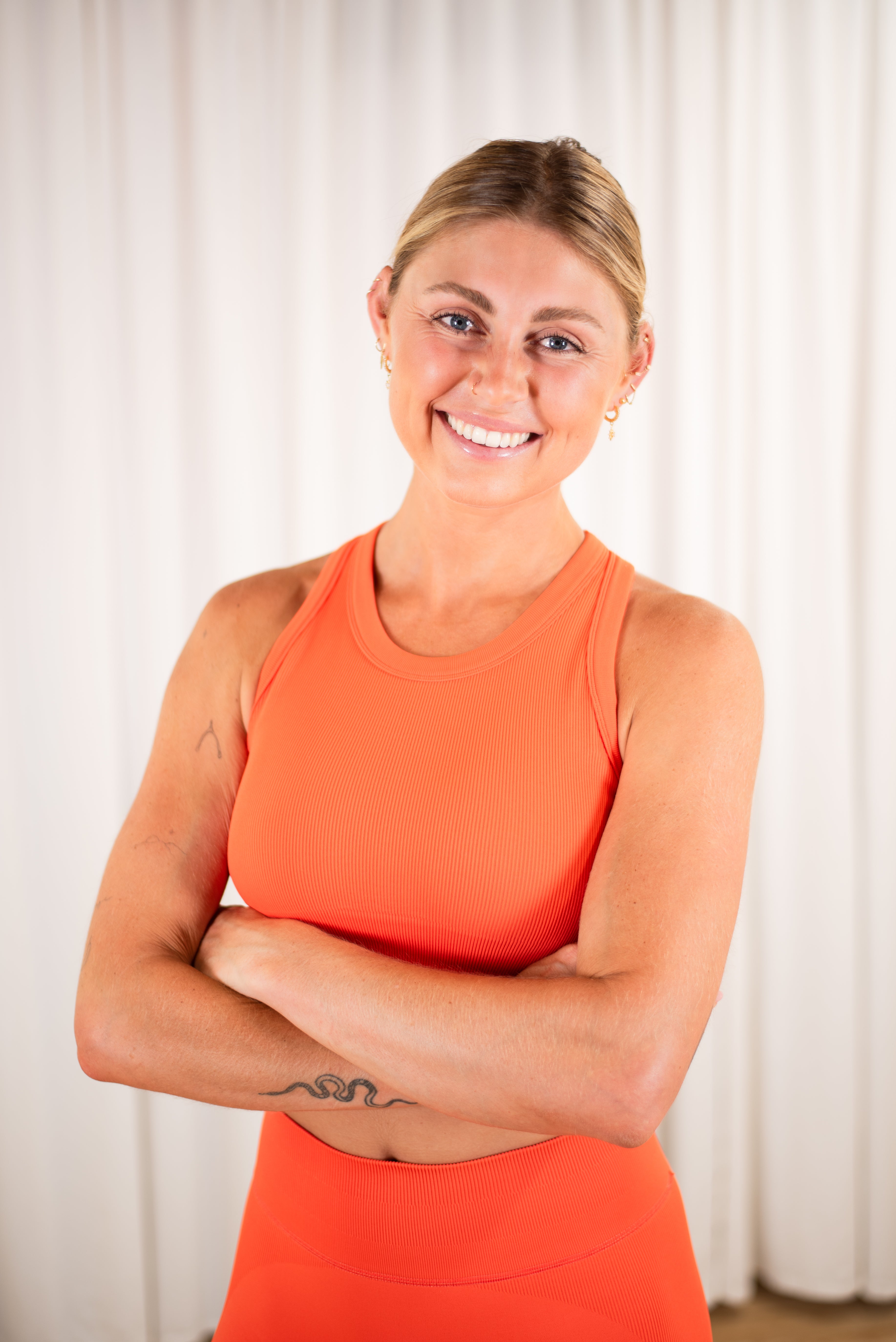 Portrait of Kelly, one of Somato’s Pilates coaches.