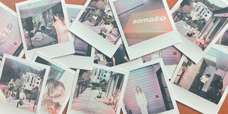 Collection of Polaroid snapshots capturing the Somato Reformer in various settings.